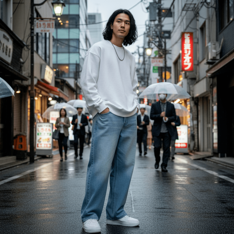Kami - Japanese baggy jeans