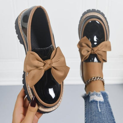 Lucent Bowknot Loafers