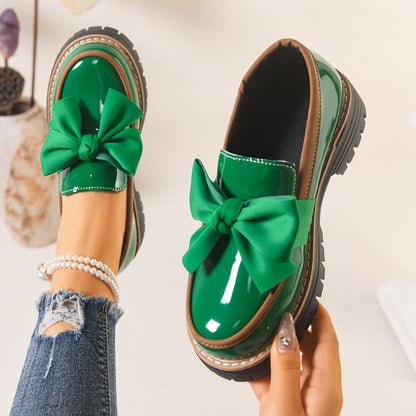 Lucent Bowknot Loafers