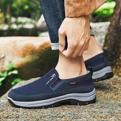 Men's comfortable and breathable walking shoes.