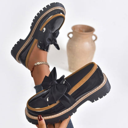 Lucent Bowknot Loafers
