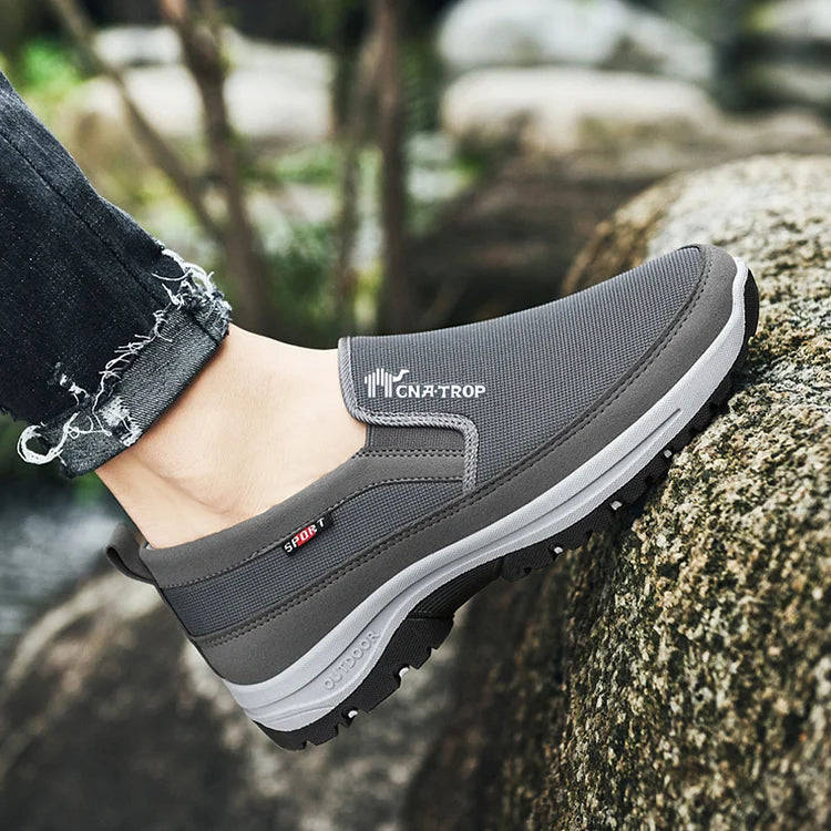 Men's comfortable and breathable walking shoes.