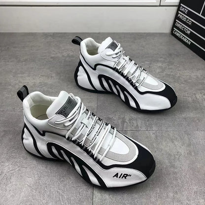 Men's breathable running shoes with flexible soles