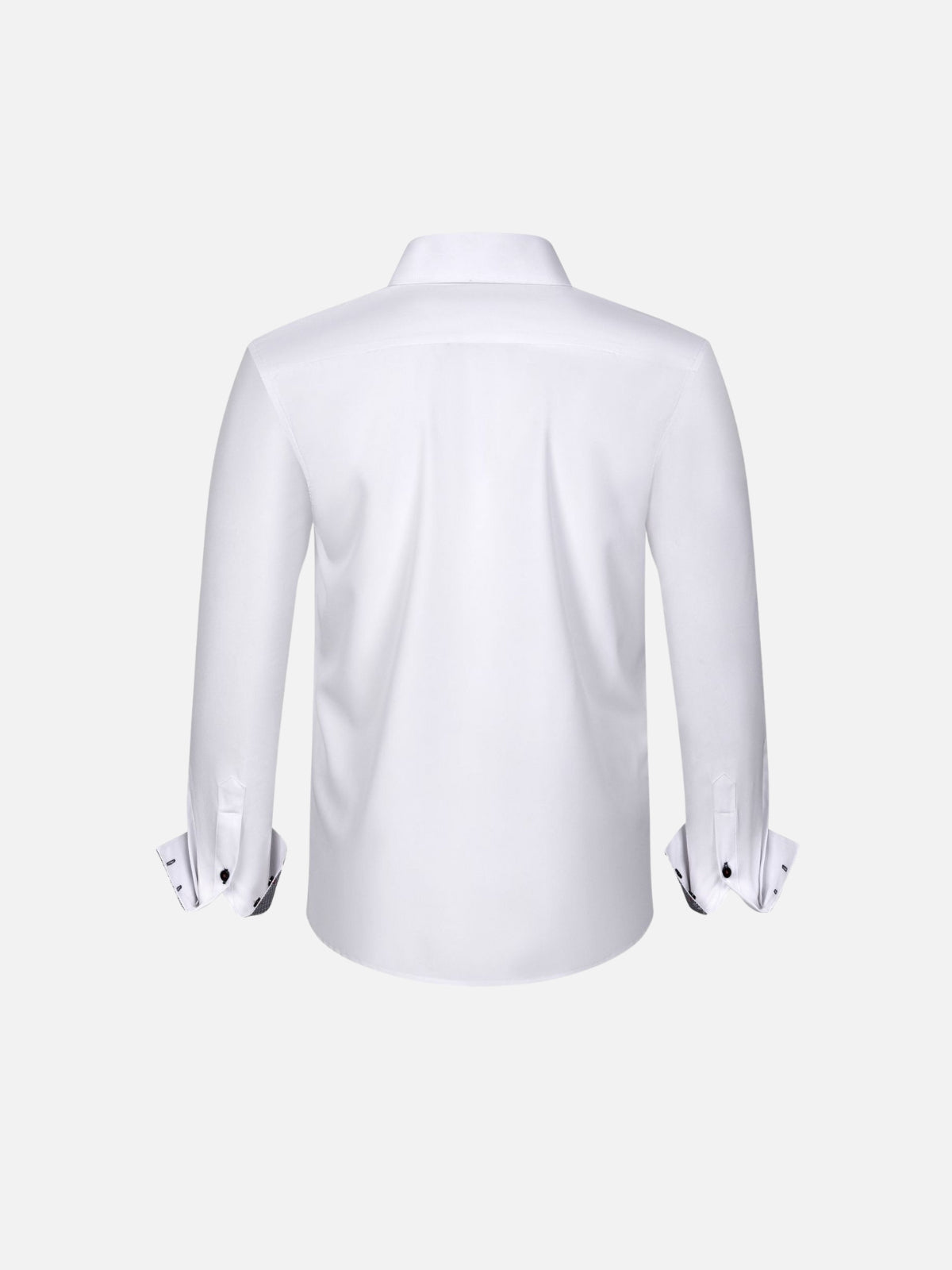 Color-Match Four-Way Contrast Stretch Shirt