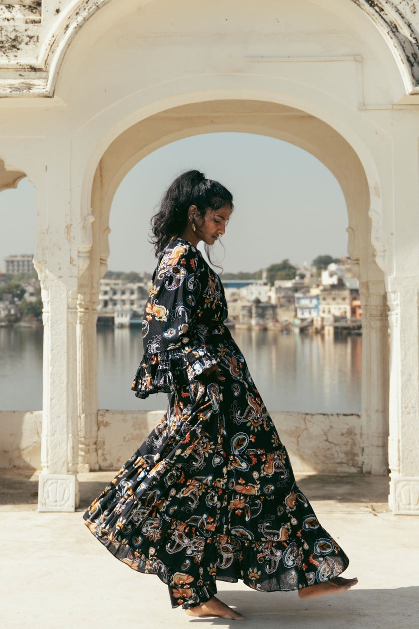 Lilith bohemian long dress