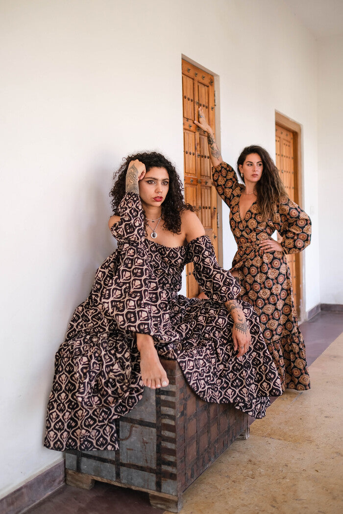 Devi Dress Block Print