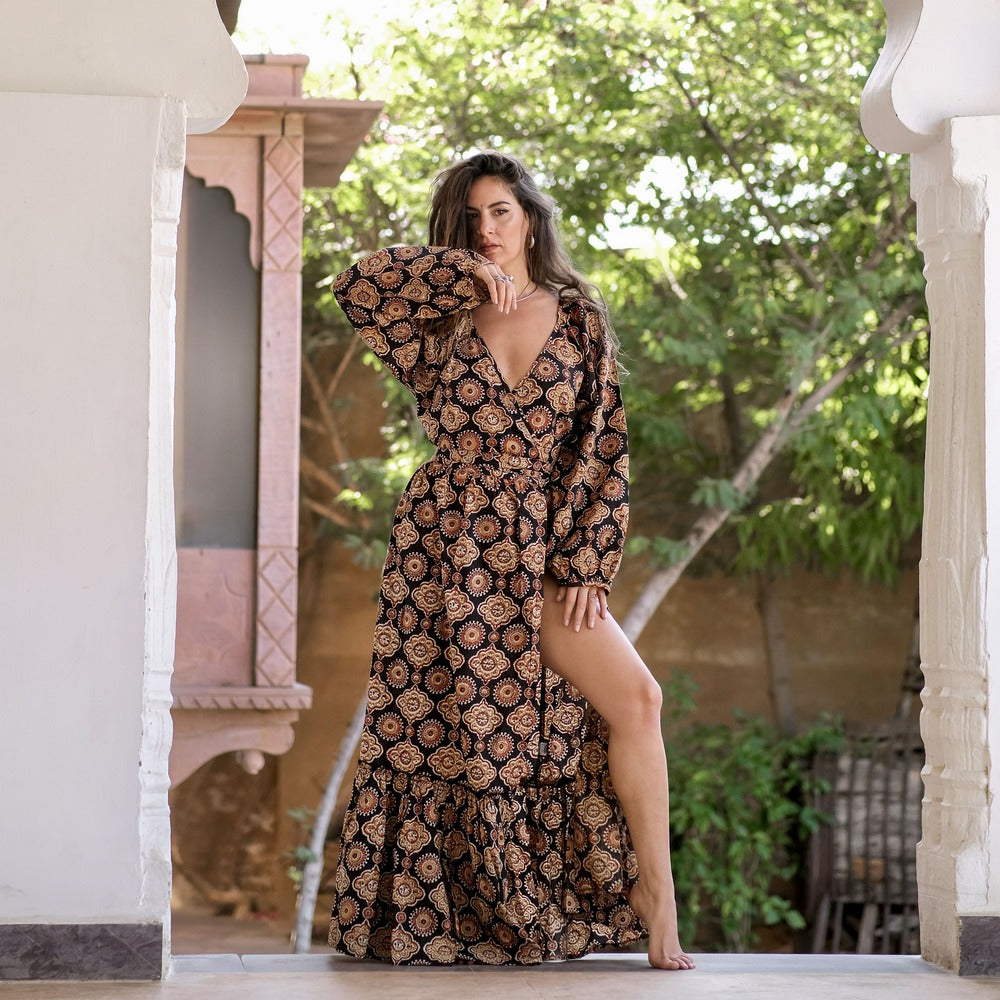 Devi Dress Block Print