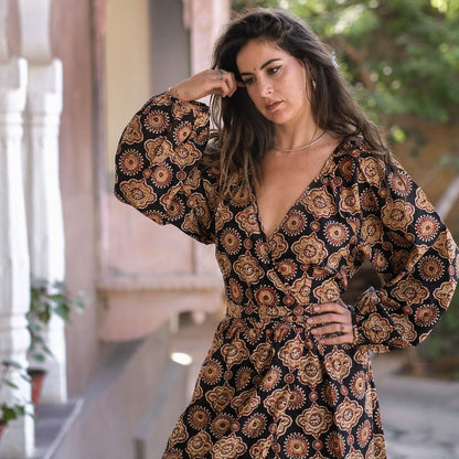 Devi Dress Block Print