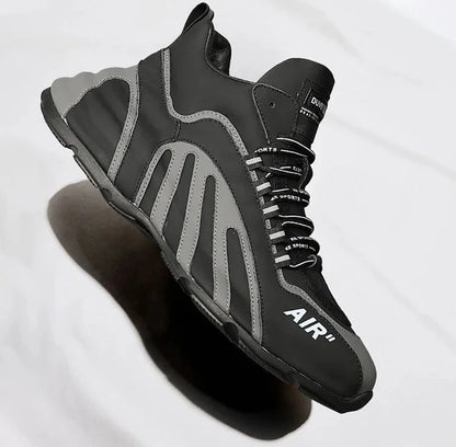 Men's breathable running shoes with flexible soles