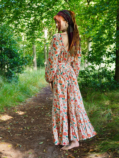Devi Salmon Dress