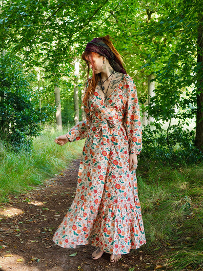 Devi Salmon Dress
