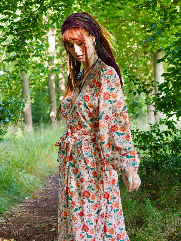Devi Salmon Dress