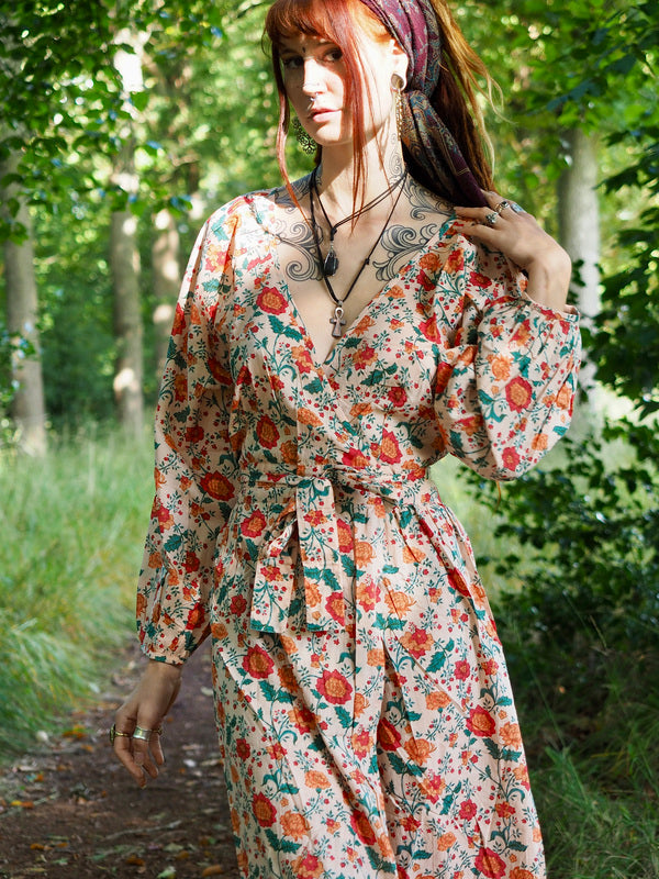 Devi Salmon Dress