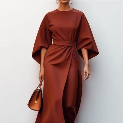 Katarzyna | Maxi dress with kimono sleeves