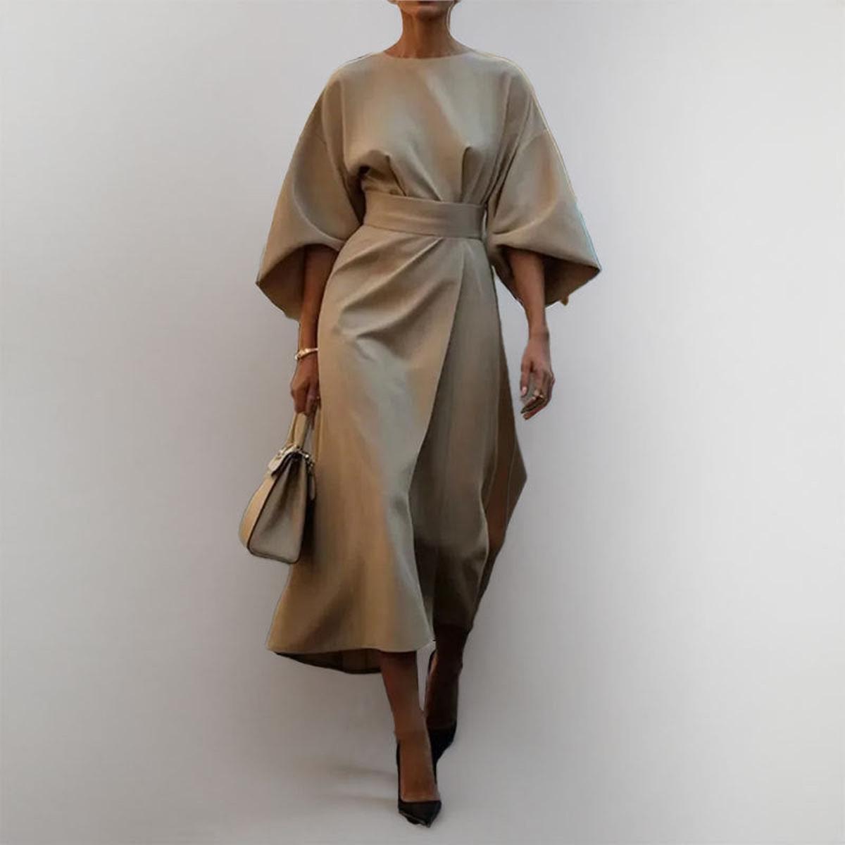 Katarzyna | Maxi dress with kimono sleeves