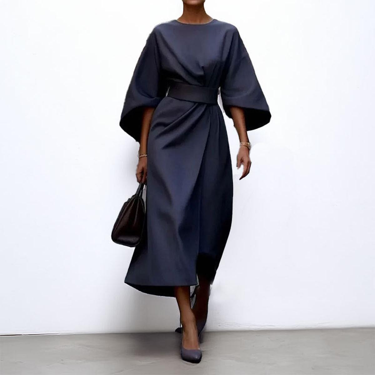 Katarzyna | Maxi dress with kimono sleeves