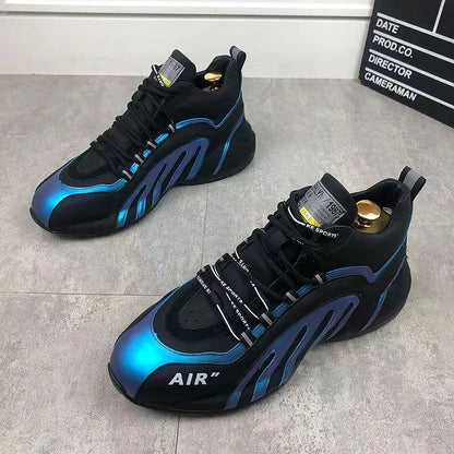 Men's breathable running shoes with flexible soles